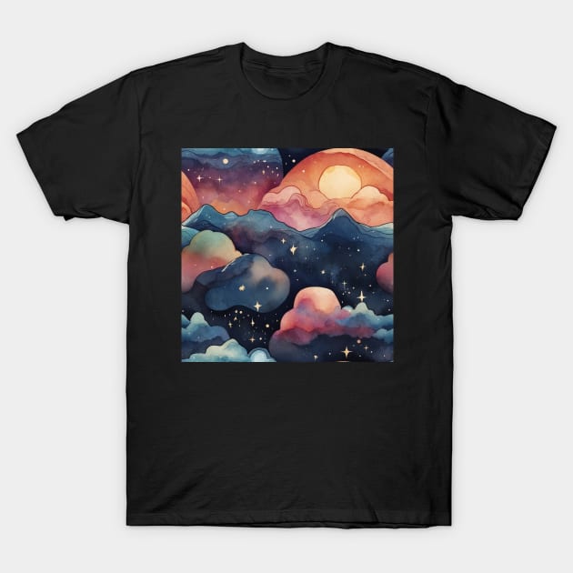 Celestial Serenity Dreamland T-Shirt by GracePaigePlaza